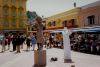 Moving statues...